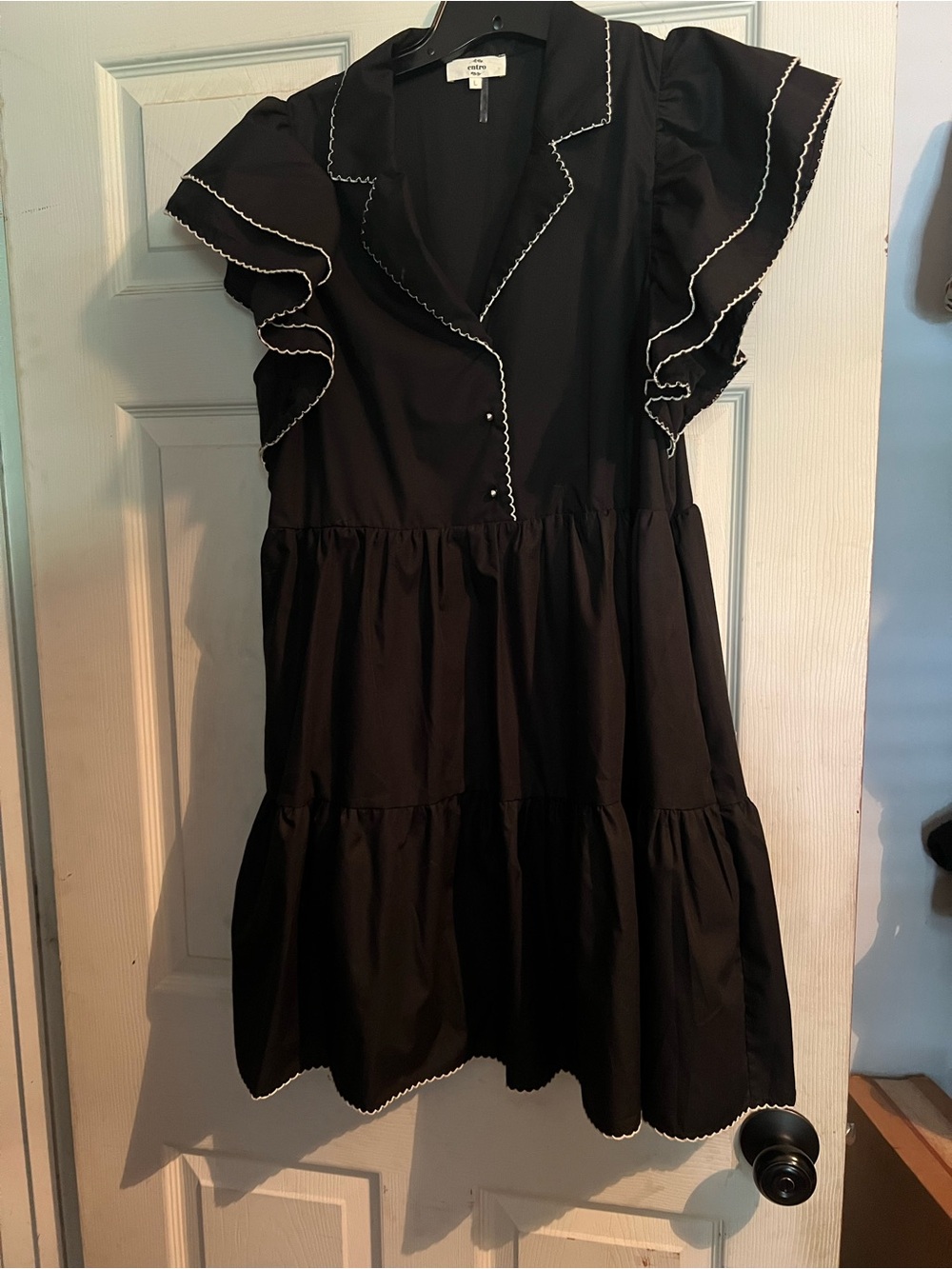 entro Black Women's mini dress